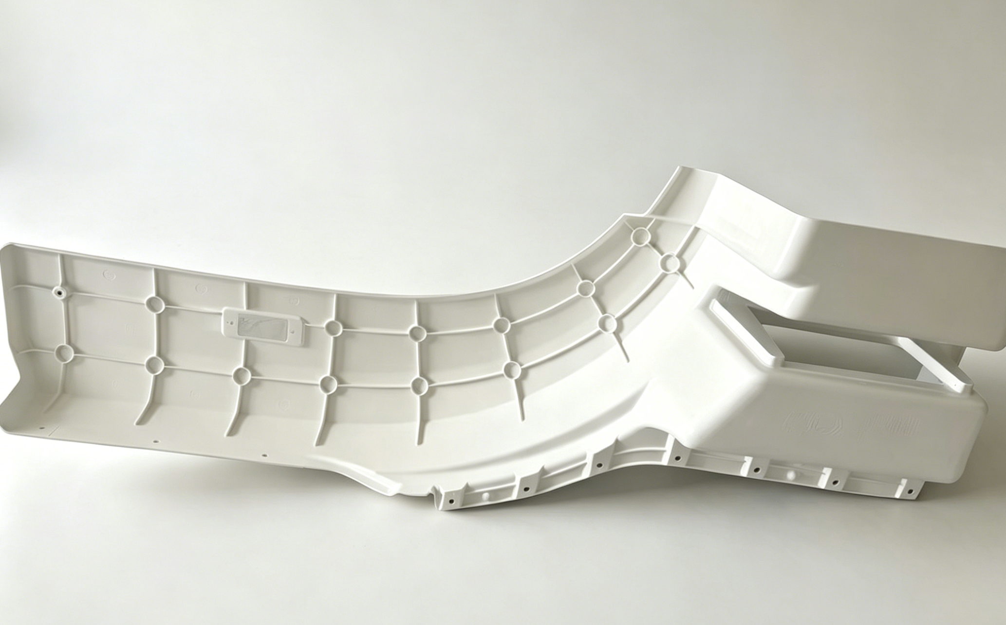 Smooth SMC Car Parts Corrosion Resistant Truck Side Fender Silver