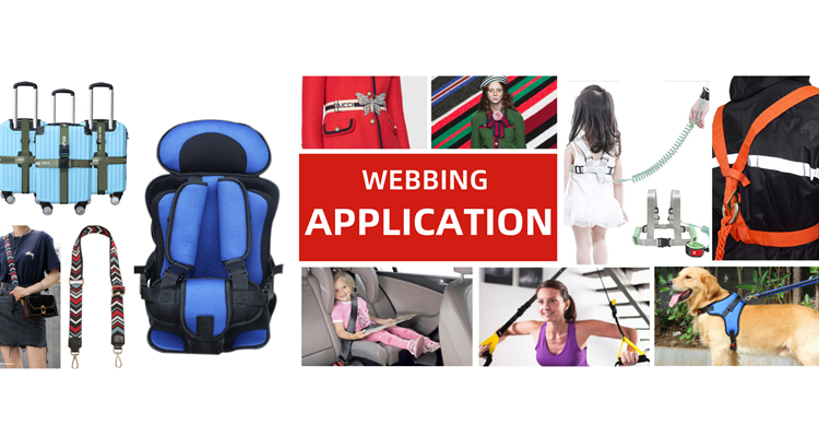 Лента Webbing полиэстера отделки Webbing ширины OEM 4cm