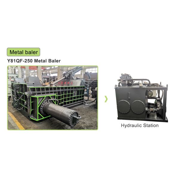 Balers металлолома утилизации отходов утюжат медную алюминиевую стальную тюкуя машину