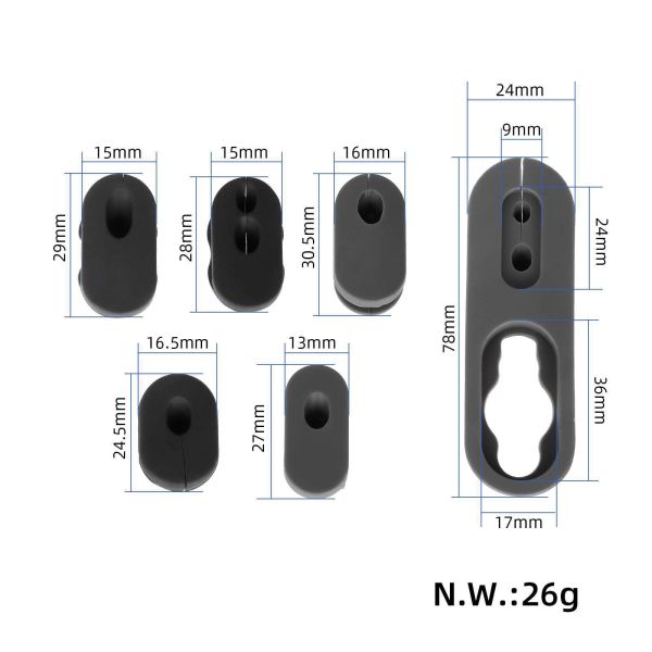 Magnetic Waterproof Electric Scooter Charging Port Cover For Xiaomi 4Pro/4 Lite