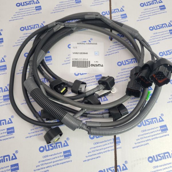 Excavator Wiring Harness VH8212E0640 For KOBELCO 200-8