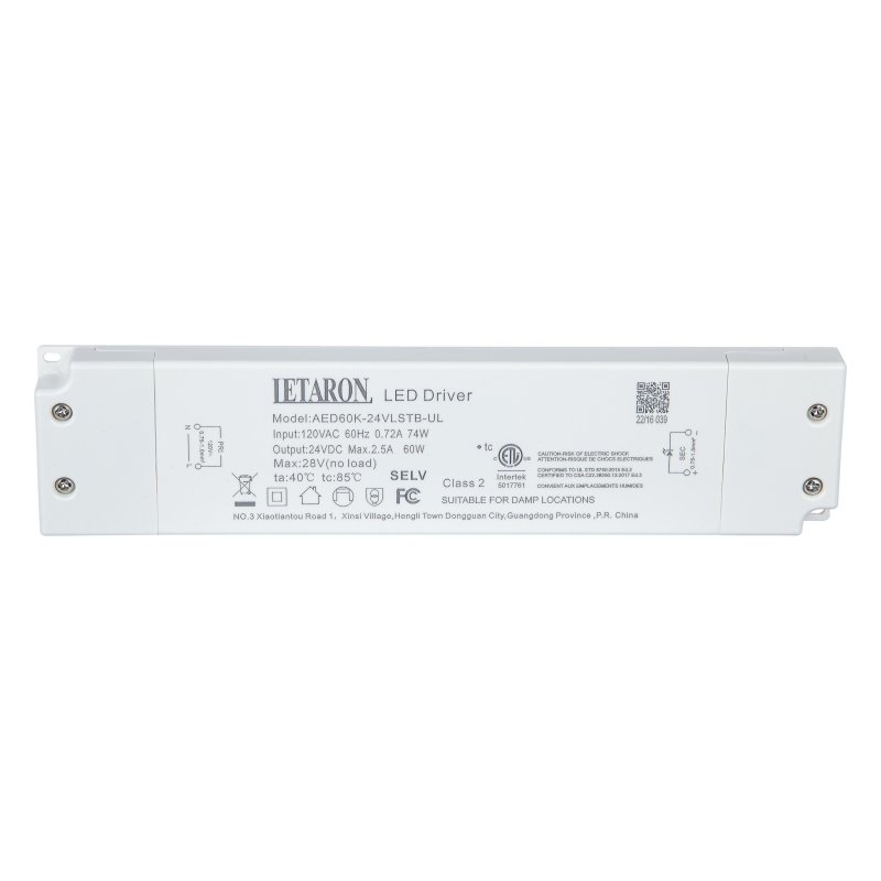 Constant Voltage Waterproof LETARON LED Driver Triac Dimmable