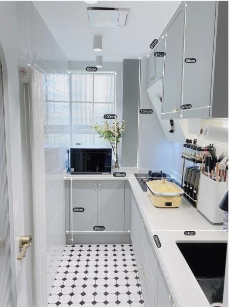 Laminate Kitchen Cabinet Sets With Clear Glass Door Panel Wall Cabinets