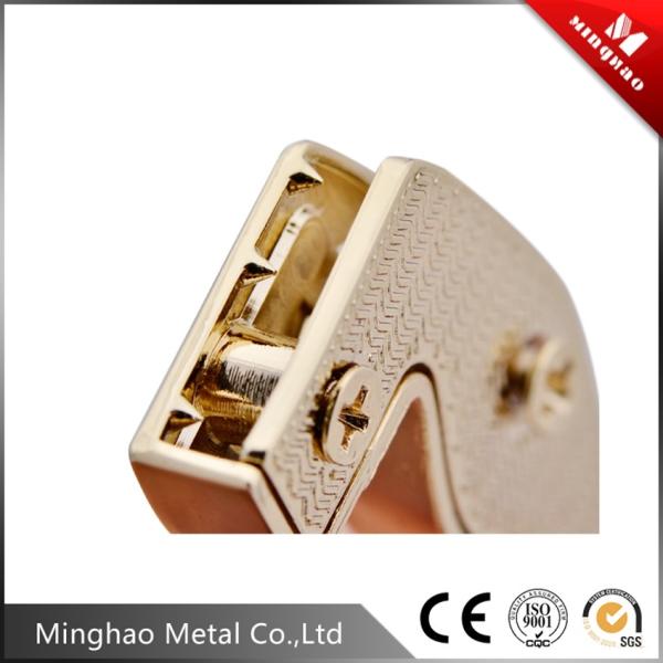 New style matel wallet accessories for leather bag,22.86*37.19mm