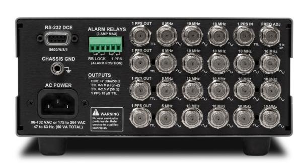 SRS Stanford Research Systems Model FS725 Rubidium Frequency Standard 0 MHz and 5 MHz outputs