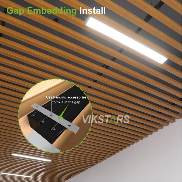 30w 40w 50w 60w 80w 120w Led Linear Lights With Best Price For Commercial Indoor Lighting