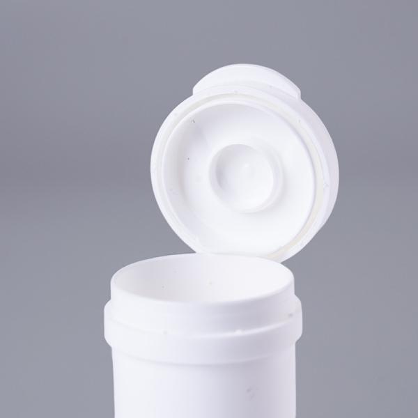 Logo éliminé Tubes vides en plastique Tablettes effervescentes de valuminium Bouteille en 2024