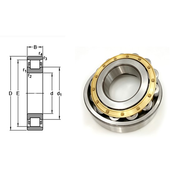Strict Quality Inspection Cylindrical Roller Bearing N2203EM 17*40*16mm 2503EH CNC Machine Tool Bearing