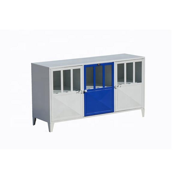 3 Drawers Steel Front Locking Low Storage Cabinet Metal Home Storage Furniture
