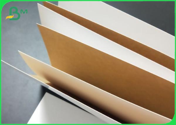 Wood Packing Box Material White with Brown Back Food Grade Kraft Paper