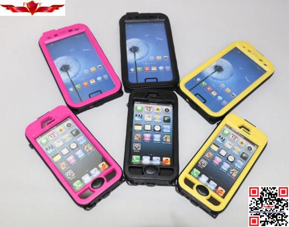 New Fashion Design 100% Qualify 2.0M Waterproof Case For Samsung Galaxy S4 Multi Color