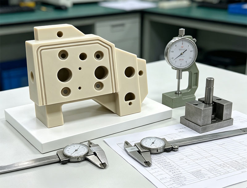Custom CNC Machined PEEK Plastic Components with High-Temperature Resistance, Chemical Stability, and Strict Dimensional Tolerance