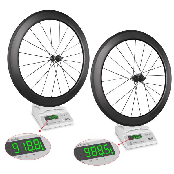 88mm Depth Fixed Gear Wheelset Dead Flywheel With V Brake And 20 / 20H Spoke Count