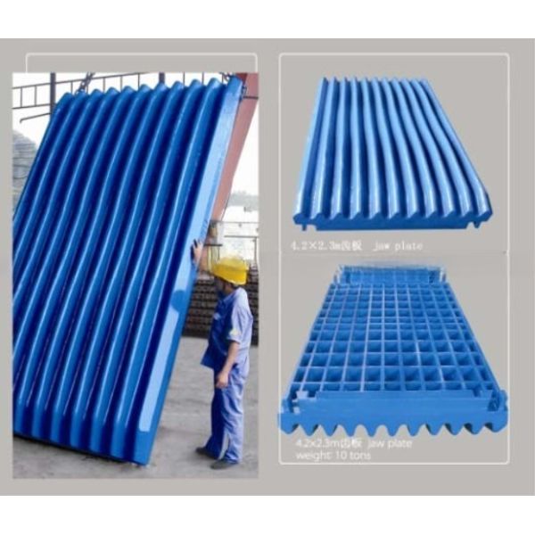 Terex Jaw Crusher Wear Parts High Manganese Steel Jaw Plate for Superior Performance