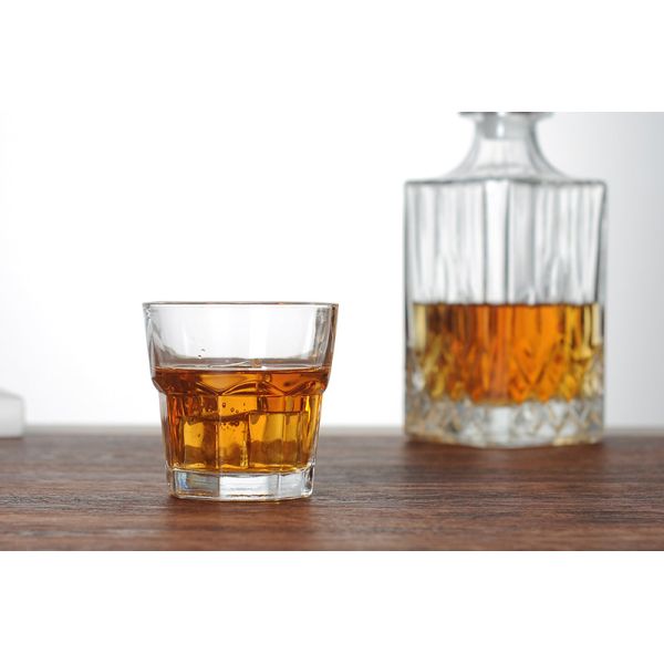 Custom Promotional Whiskey Glass Tumbler With Thickened Wall And Rim