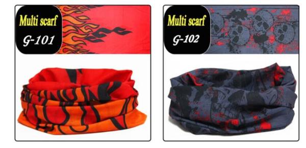 Magic bandana/ promotion gift Multi functional bandana/seamless scarf 100% polyester microfibre seamless tube bandana