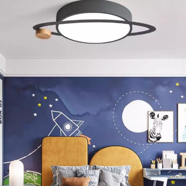 Surface Mounted Modern Acrylic LED Ceiling Lamp for Bedroom 50*50*5 DIY No Iron Base