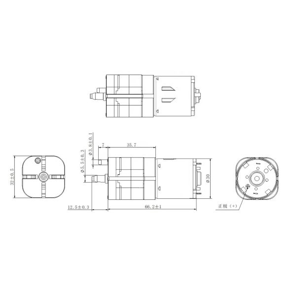 Tiny Micro Air Pump Vacuum DC 3V 12V 24V Low Pressure For Car Seat