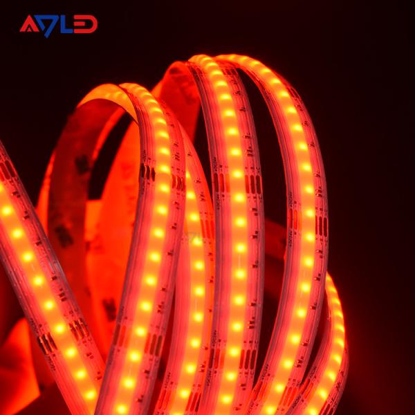 12mm Outdoor Waterproof Cob Led Light Strip Seamless 24v Addressable Rgb Cct Ip65