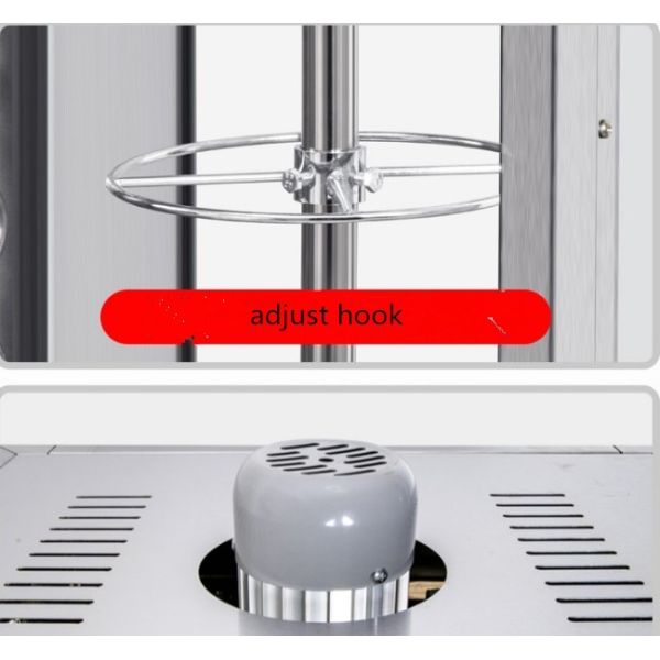 кухня 20кв варя печь газа цыпленка Ротиссерие оборудования вертикальную электрическую