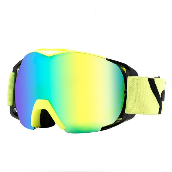 TPU Frame Magnetic Ski Goggles With Colorful Interchange Lens Outdoor