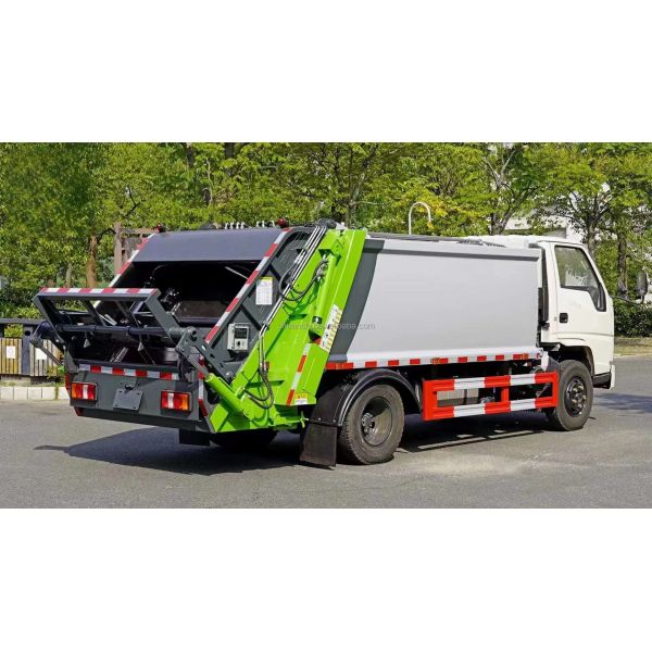 JMC Garbage Truck Chassis Domestic Waste Collection and Transfer 6square Compressed Garbage Truck