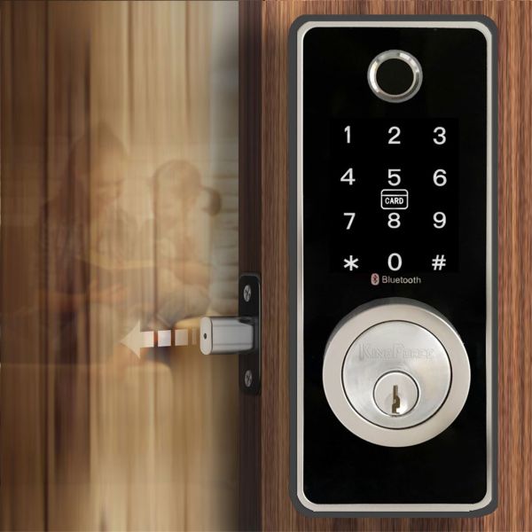 Kingforce Touchpad Voice Guide Fingerprint Smart Electronic Lock_copy