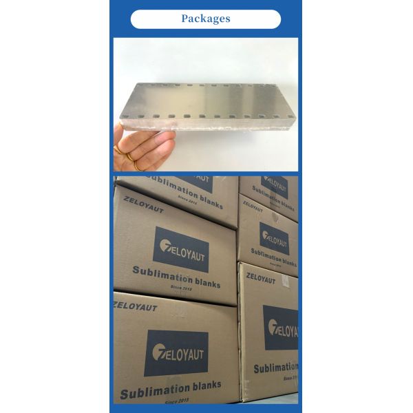ZELOYAUT Wholesale Sublimation Blanks Hot Sales Aluminium Sublimation Film Photo Frame for Home Office Diy Sublimation Gifts