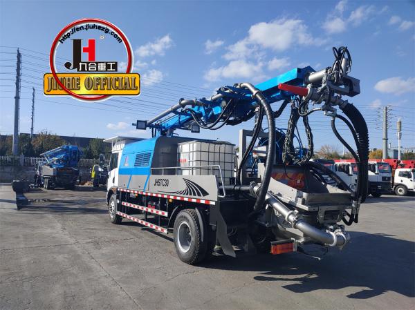 JIUHE JHSTC30 Caminhão de concreto molhado/ Máquina de concreto molhado/ Máquina de pulverização de concreto molhado
