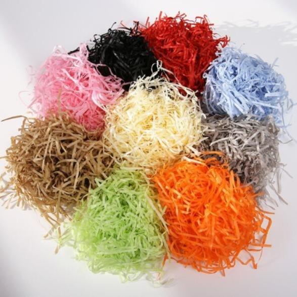 Colorful Shredded Tissue Paper Packaging Raffia Paper Gift Packaging Material