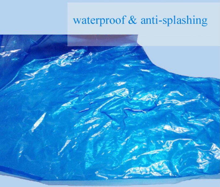 PE HDPE Material Disposable Boots Cover Waterproof 40×45cm Size