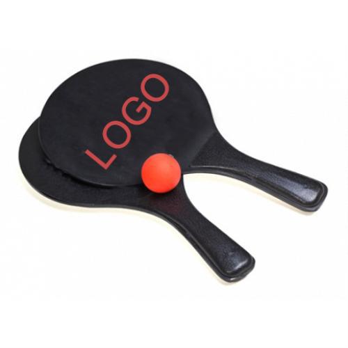 Customized Logo Colored Wooden Beach Paddle Ball Set for Training High Quality Beach Racket