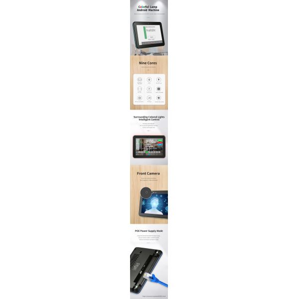 10.1 IPS экран 1280*800 цветной лампы Android All-in-One Machine