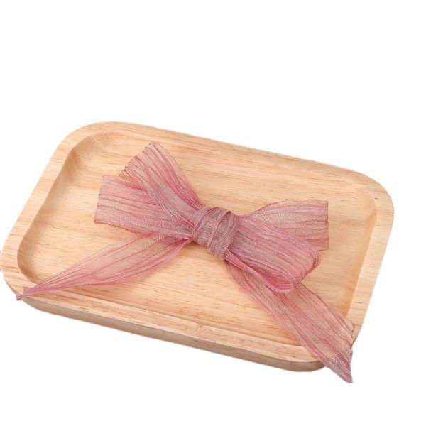 Подарочная упаковка 25 мм Органза лента Корея 2,5 см Прочная проволочная лента