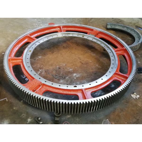 Custom Large Size 42CrMo4 34CrMo4 Ring Gear Spur Gear For Mill Differene Materials