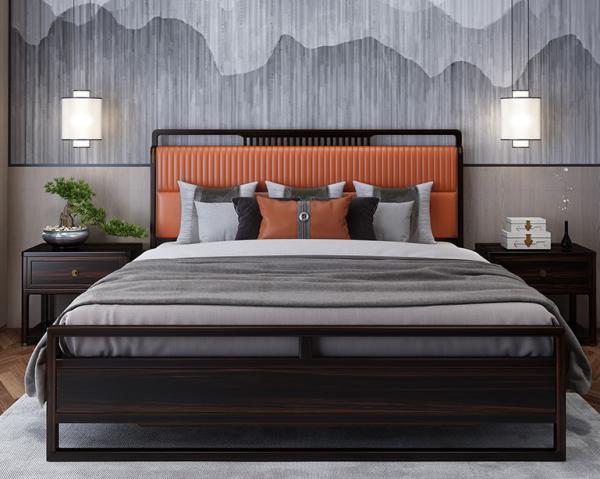 Rectangle Ebony Hard Wood Night Stand 600*500*550mm For Hotel