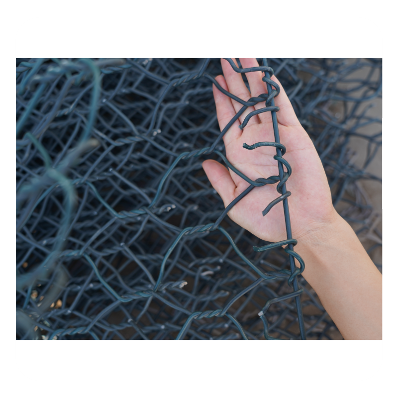 Hot Dipped Galvanized PVC Coated Gabion Wire Mesh for Environmental Protection
