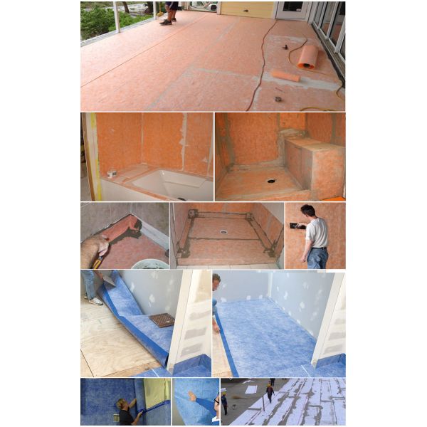 Long PP Basement Waterproofing Membrane Roofing Underlayment for PE Ceiling Tile Type
