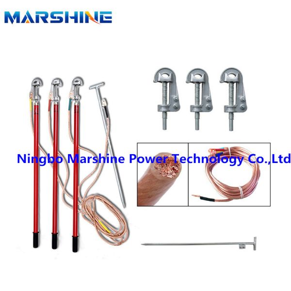 10KV High Voltage Earthing Safety Kits for Substation Work Ground Earth Wire Set
