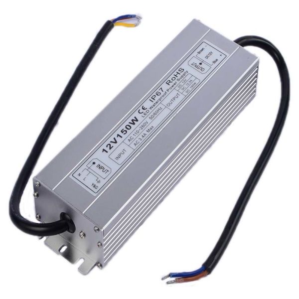 24v 150w Slim waterproof power supply IP67 LED transformer Adapter for LED Light