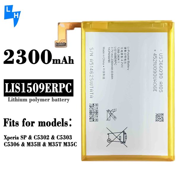 2000mAh-2500mAh Battery for Sony Xperia SP C530 C5302 C5305 M35C M35T M35h LIS1509ERPC