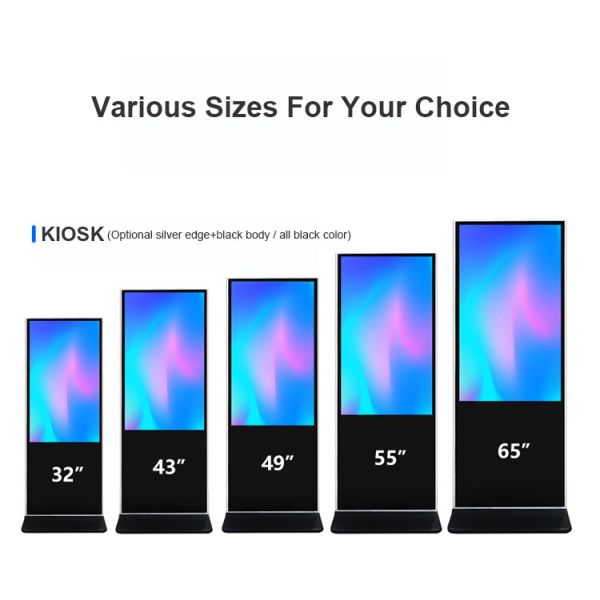 16GB Infrared Floor Stand Interactive Touch Screen Kiosk for Information Advertisement