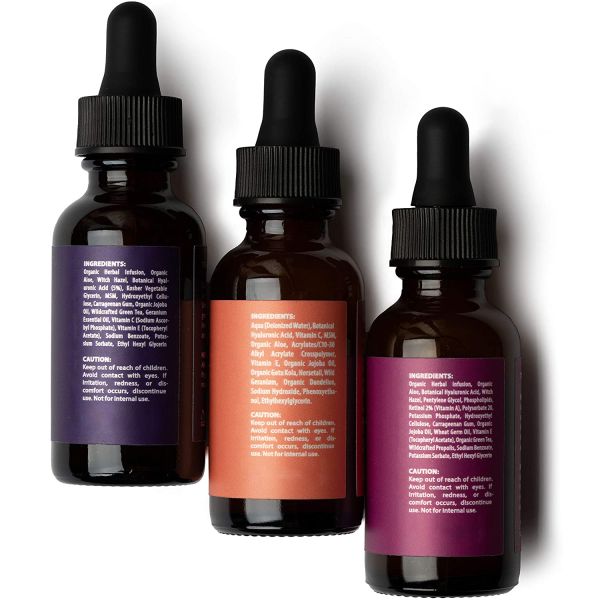 Hot Sell OEM Anti-Aging Serum Set For Face Brightening ,Anti Wrinkle ,Dark Spot Corrector