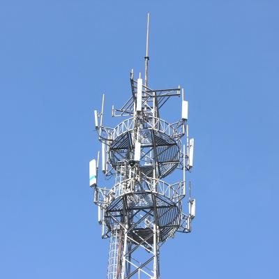 A36 4 Legged Free Standing Lattice Tower Gr50 With Hot Dip Galvanized