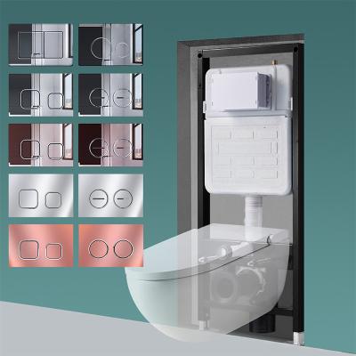 Concealed Dual Flush Toilet Cistern With Diaphragm Valve 8.5 Liters Capacity