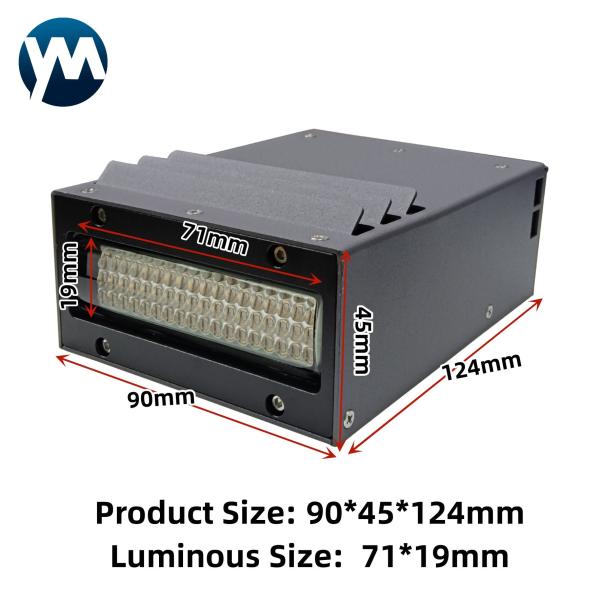 200W Chine usine personnalisée jet d'encre imprimante 3D UV lampe de durcissement