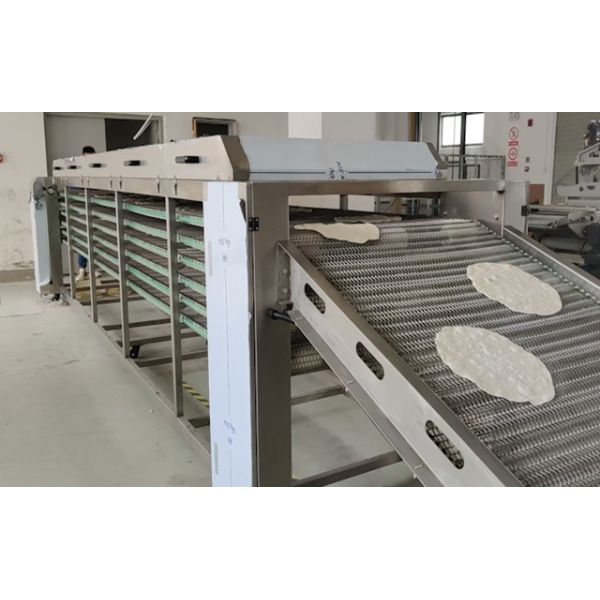 chaîne de production de chauffage électrique de la tortilla 1300pcs/h de 10cm