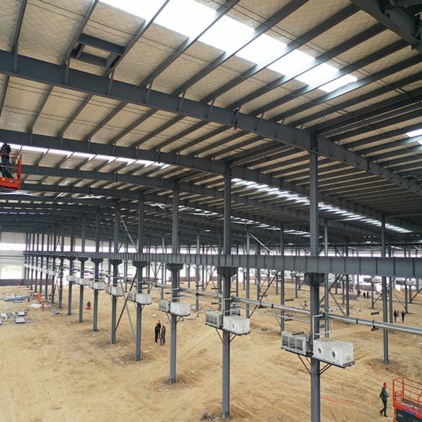 Galvanized Steel Structure Hangar with Sandwich Panel Cladding