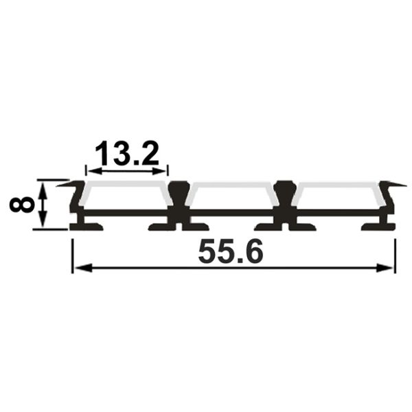 Твердым типы света прокладки СИД алюминиевым подгонянные штранг-прессованием для света офиса
