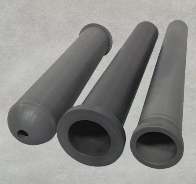 Customized Silicon Carbide Ceramic Pipe Burners Finned Radiant Tubes